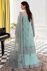 Imrozia Mint Formal Collection Net Gharara Replica